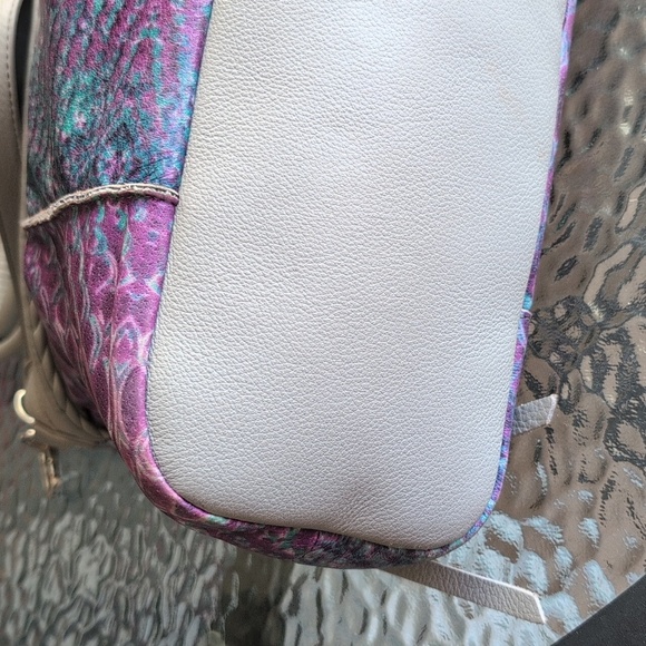 Aimee Kestenberg Beige and Purple Satchel - Picture 7 of 16